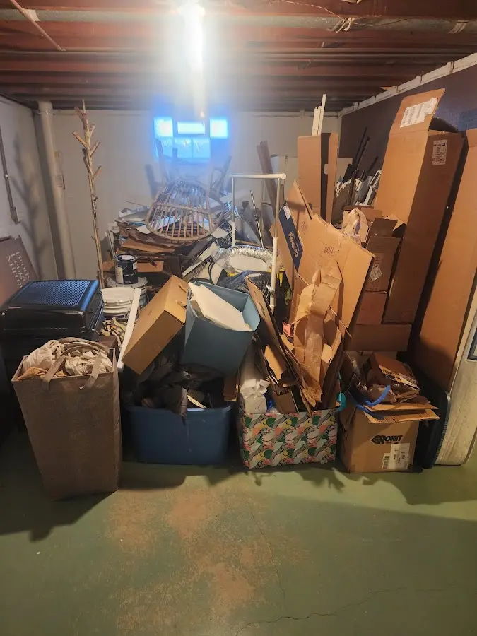 Roll-off dumpster container at job site for Construction Dumpster Rental in Prairie Village